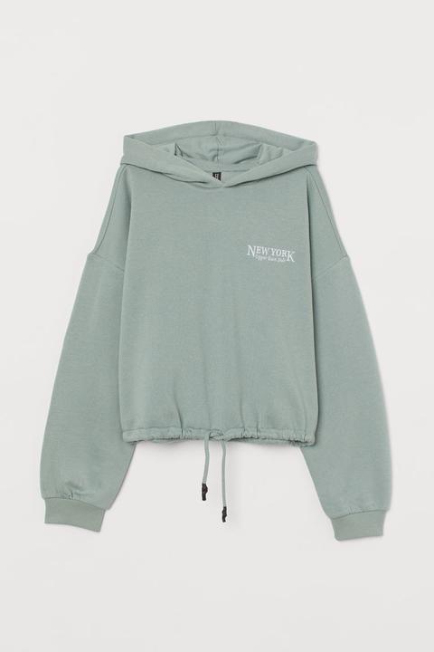 Sudadera Con Capucha - Verde
