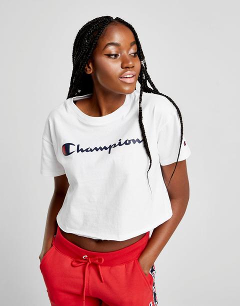 champion t shirt crop