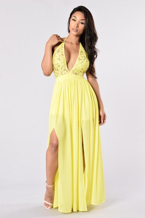 Summer Dress - Yellow