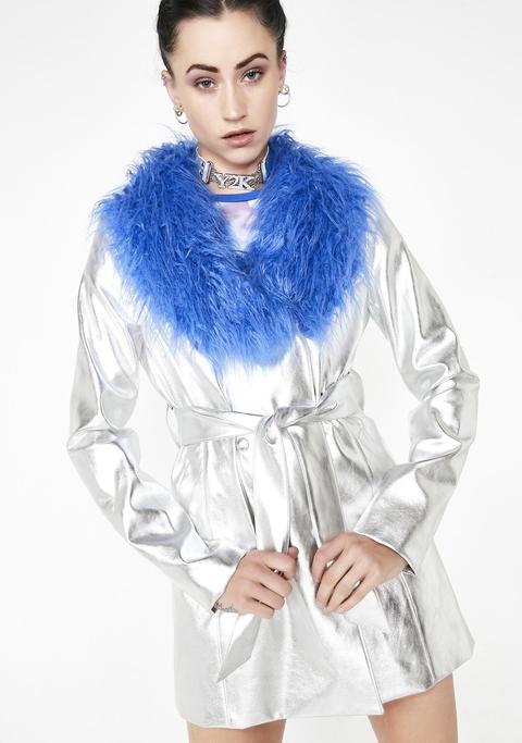 Addicted To Glamour Metallic Trench