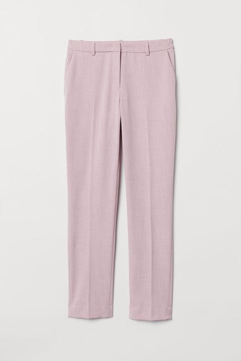 H & M - Pantalón De Traje - Rosa