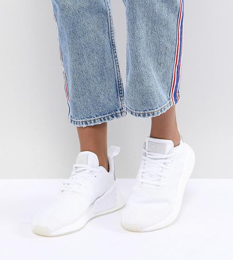 Adidas Originals Nmd R2 Trainers In White - White