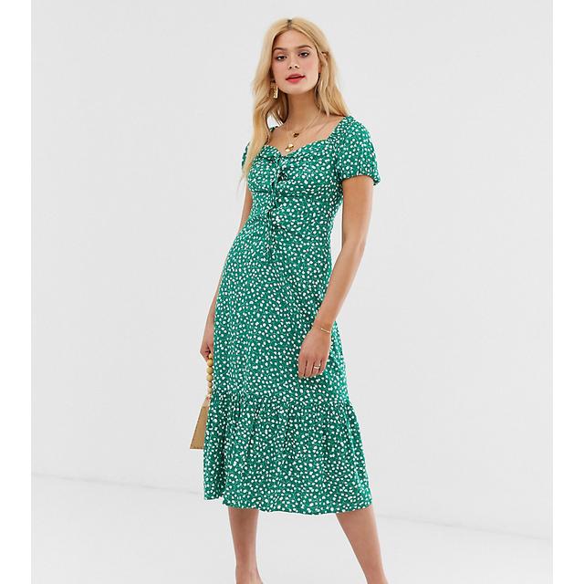 wendy ditsy midi dress