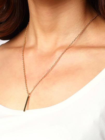 Collar Metal Pendiente Enlace