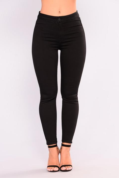 Super Fabulous Skinny Jeans - Black