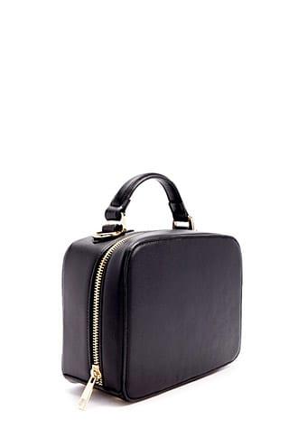 Forever 21 Faux Leather Bag Black
