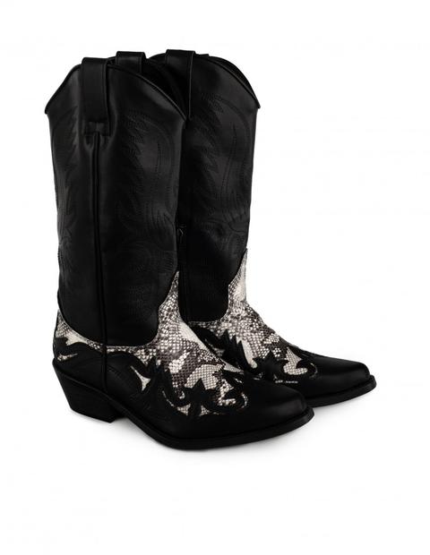 botas camperas negras