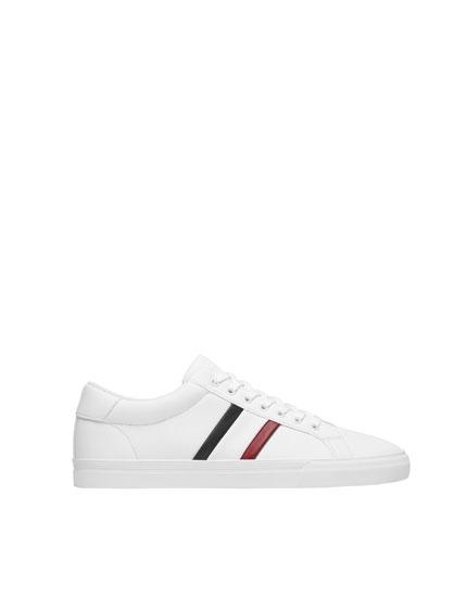 Sneakers Bianche Striscia