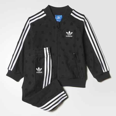 adidas trefoil sst track suit