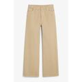 Yoko Beige Jeans - Beige from Monki on 21 Buttons