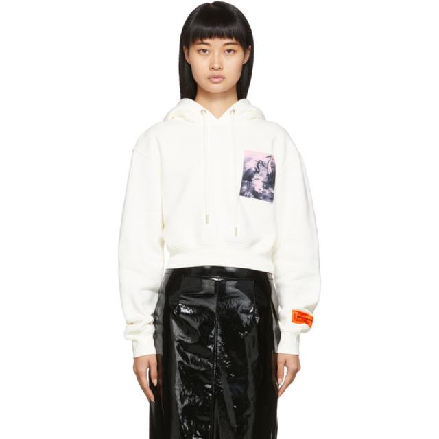 off white patch hoodie