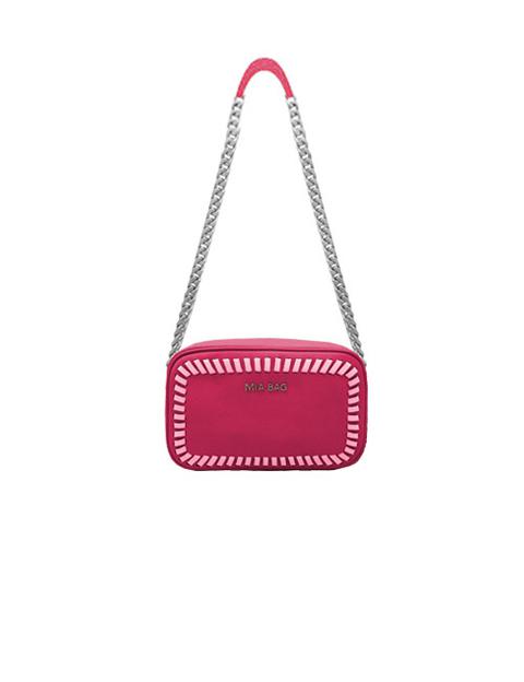 Tracolla Zip Leather Bicolor