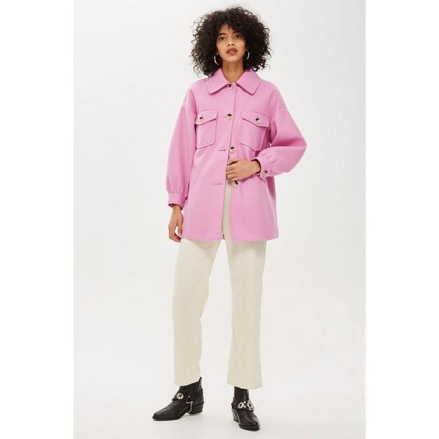 Topshop pink shacket Clearance