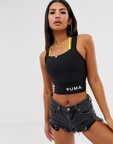 Puma - Chase - Crop Top - Noir