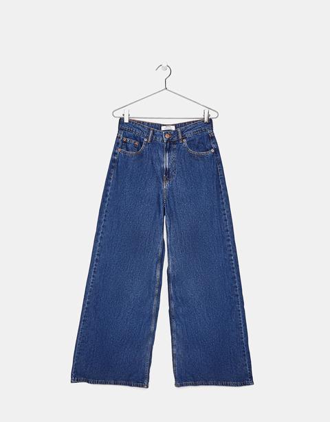 Jeans Wide Leg High Rise