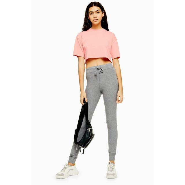 slim grey joggers womens