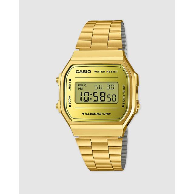 casio vintage mirror face watch