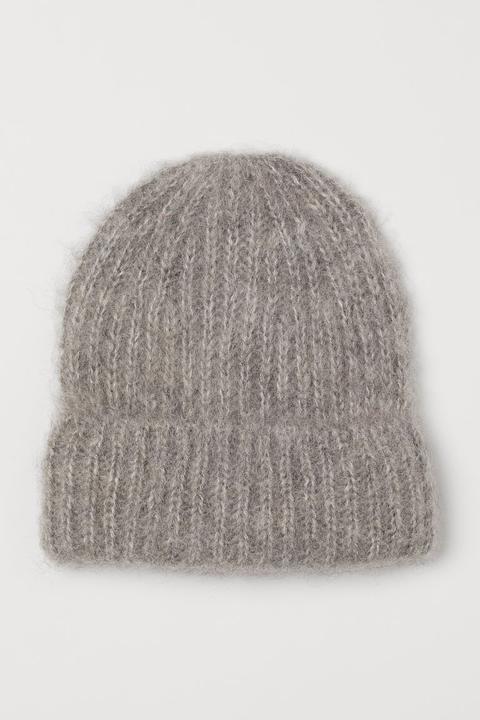 Gorro En Mezcla De Lana - Gris