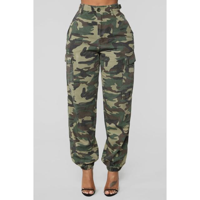 cadet kim oversized camo pants