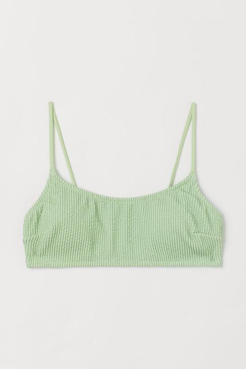 Top De Bikini Acolchado - Verde