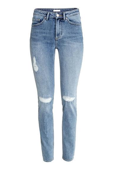 Trashed Regular Jeans - Azul