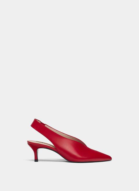 Zapato Rojo Napa