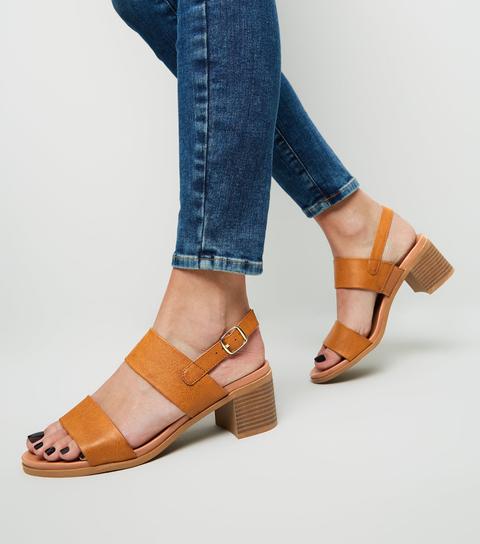 new look footbed sandals