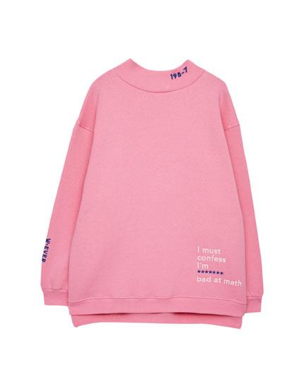 Sudadera Manga Volante