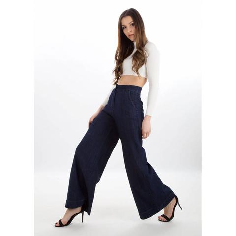 Pantalone Palazzo Jeans