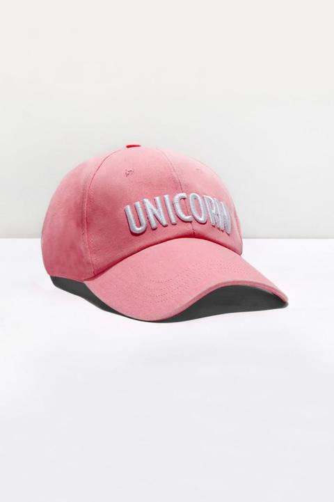 Cappello Con Visiera Rosa Unicorno