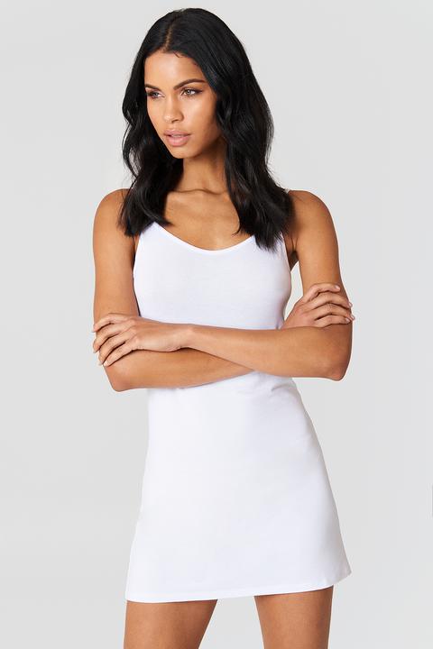 Na-kd Basic Na-kd Basic Dress - White