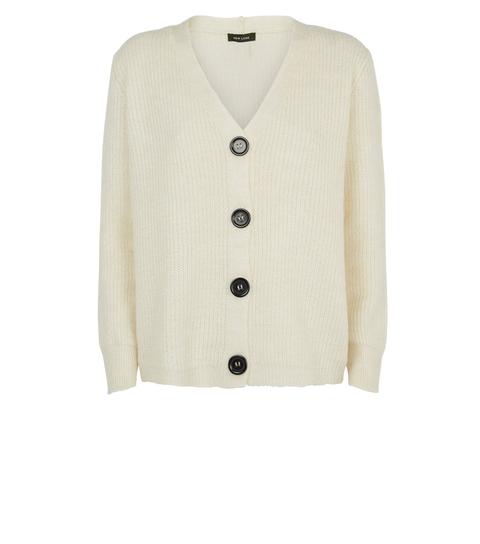 new look cream cardigan