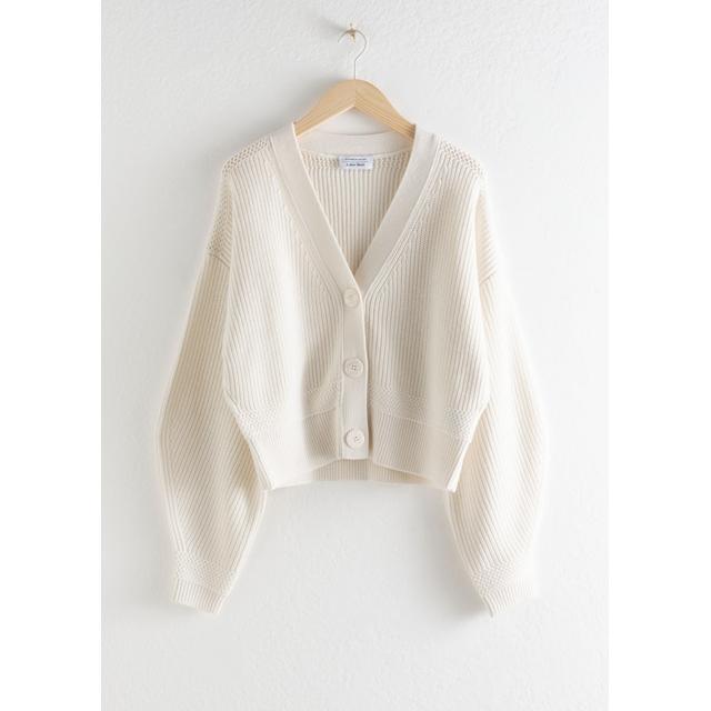 and other stories cropped cardigan