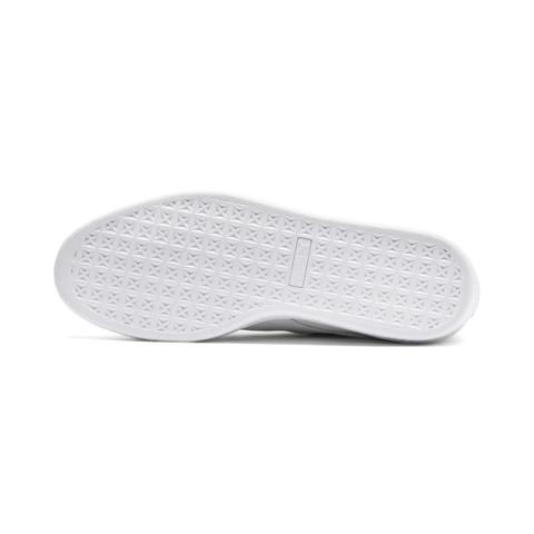 suede classic metal badge sneakers