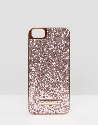 Skinnydip - Dita - Custodia Per Iphone 5/se Glitterata Rosa Oro