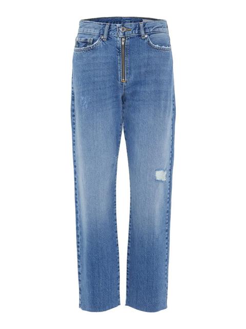 Vero Moda High Rise Straight Fit Jeans Women Blue