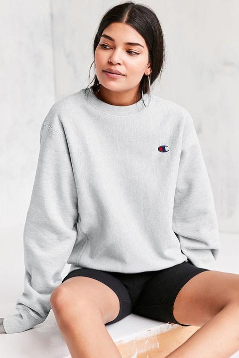 Champion Grey Reverse Weave Pullover Sweatshirt