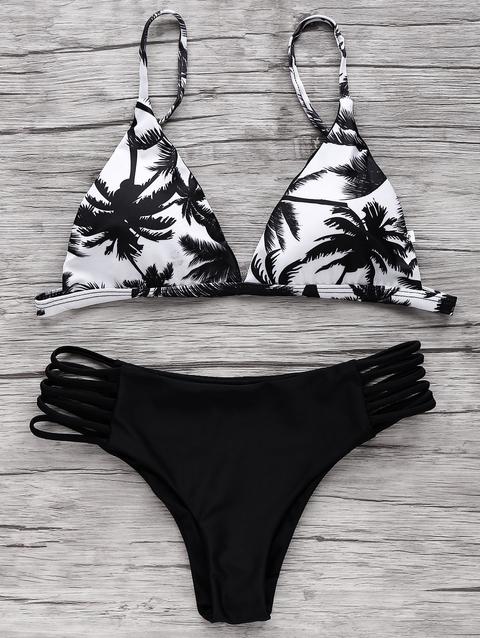 Coco Imprimir Cami Set Bikini