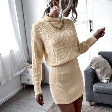 Vestidos De Punto Liso Casual