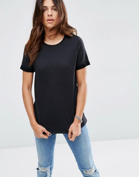 Camiseta Ligera De Punto De Rizo De Asos