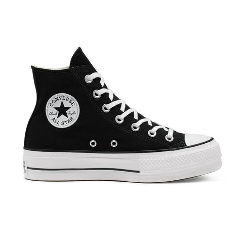 Converse - Zapatillas Casual De Mujer Chuck Taylor All Star Platform Lift Clean Alta Lona