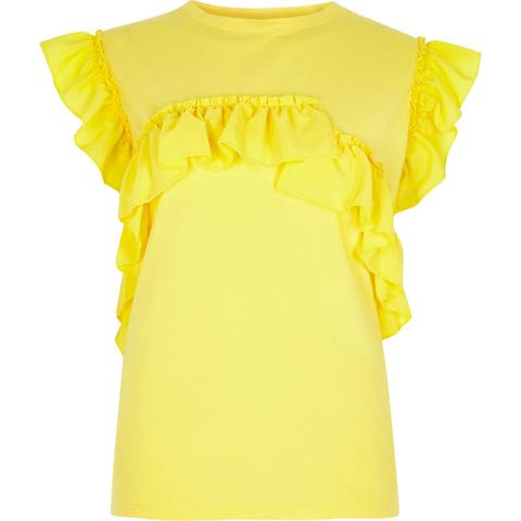 Yellow Frill T-shirt