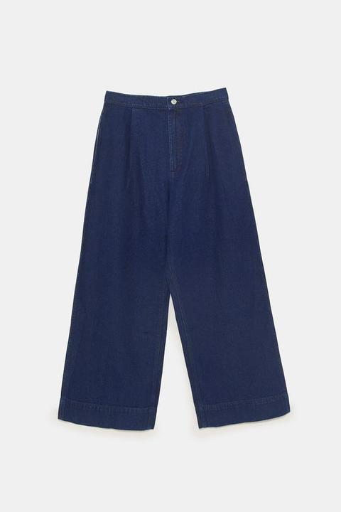 Pantalón Culotte Pinzas