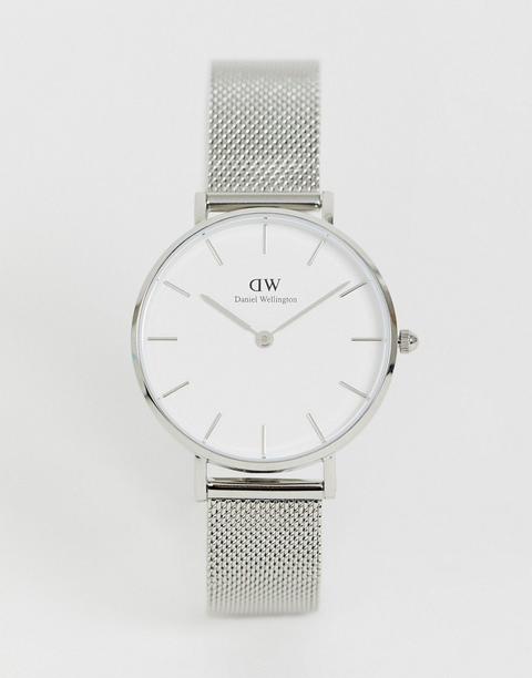 Reloj De Malla Plateado Dw00100164 De Daniel Wellington