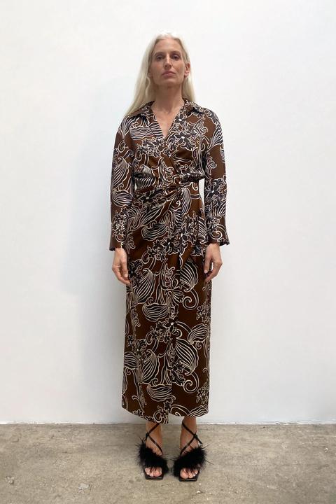 Robe Portefeuille Imprimée