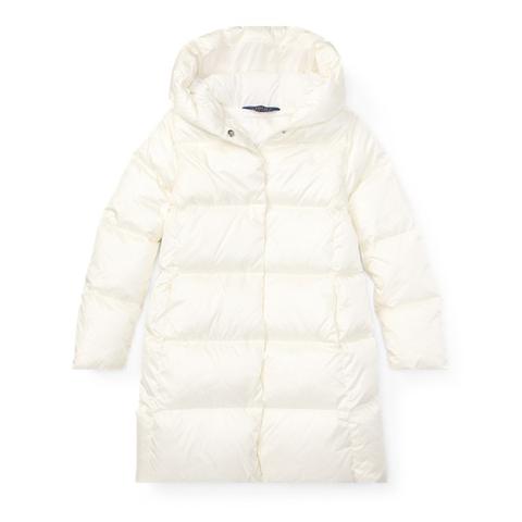 Long Hooded Down Jacket