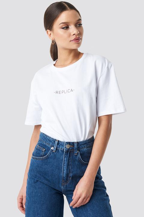 Na-kd Replica Oversized Tee - White