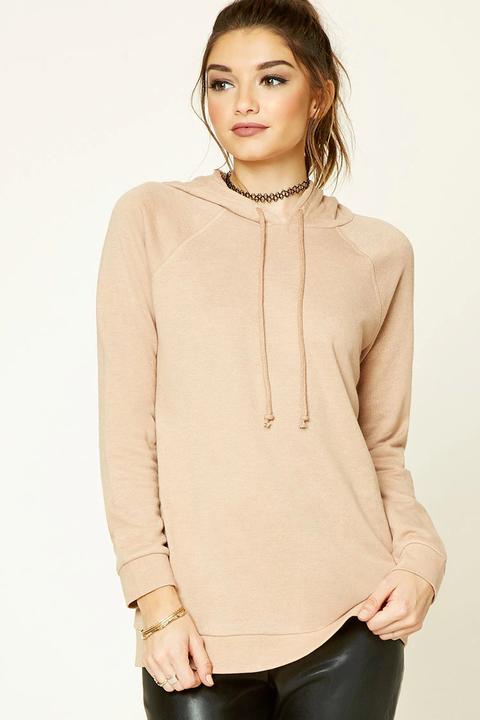 French Terry Longline Hoodie