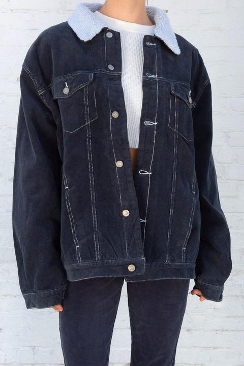 Brandy Melville USA on X: Lillian Fur Corduroy Jacket