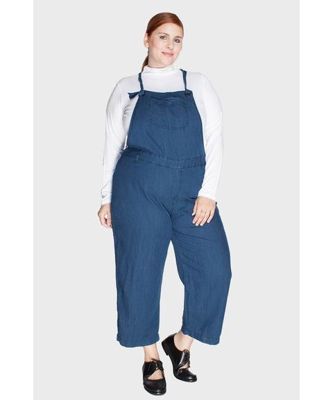 Macacão Maly Pantacourt Plus Size